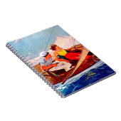 Paar Sailing door R.J. Cavaliere Notitieboek (Rechterzijde)