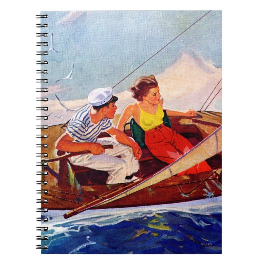 Paar Sailing door R.J. Cavaliere Notitieboek (Voorkant)