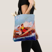 Paar Sailing door R.J. Cavaliere Tote Bag (Dichtbij)