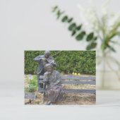 Paar Serenade Botanische Tuin Briefkaart (Staand voorkant)