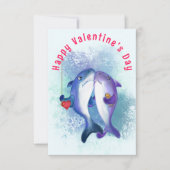 Paar Shark Love Valentijnsdag Kaart - Grappig (Voorkant)