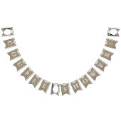 Paar Shower in Burlap en White Lace Vlaggetjes (Alle)