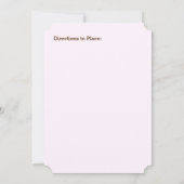 Paar Silhouet Hart Zand Repetitie Diner Kaart (Achterkant)