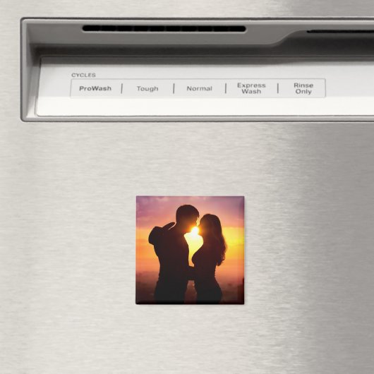 Paar Silhouette bij zonsondergang Magneet (Insitu (Vaatwasser))