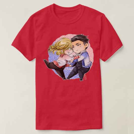 Paar Skating Otayuri T-shirt (Design voorkant)
