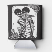 Paar Skelet op een Blikjeskoeler (Achterkant)