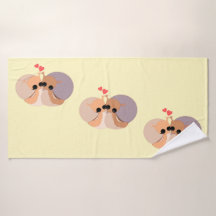 Paar slak badhanddoek - Kies kleur