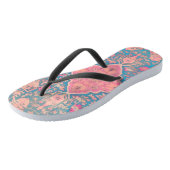 Paar slippers Perzisch patroon Teenslippers (Schuin)