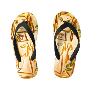 Paar slippers schilderkunst kunst Kinder Teenslippers