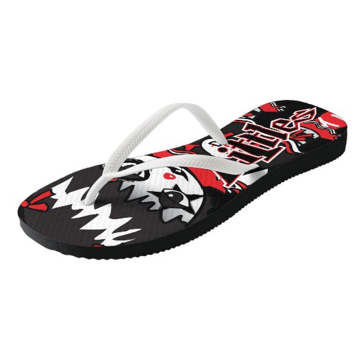 Paar Slippers Teenslippers (Schuin)