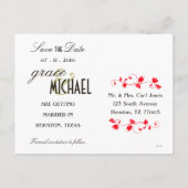 paar sparen de Sjabloon van de Datum (Achterkant)