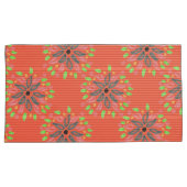 Paar stijlvolle kussen Hoesjes in Sinaasappel Kussensloop (Voorkant-Rechts)