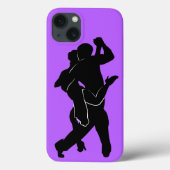 Paar Tango Dancer iPhone Case - Kies kleur (Achterkant)