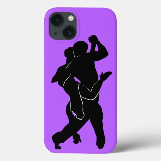 Paar Tango Dancer iPhone Case - Kies kleur (Achterkant)