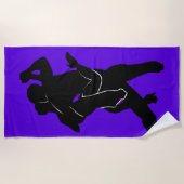 Paar Tango Dancer Strandlaken - Kies Kleur (Voorkant)