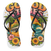 Paar teenslippers (Voetbed)