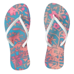 Paar Teenslippers Perzisch patroon