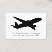 Paar Tour Gids Reis Monochroom Visitekaartje (Achterkant)