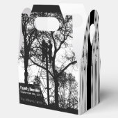 Paar tussen Tree Trend Familie Reünie Favor Box Bedankdoosjes (Geopend)