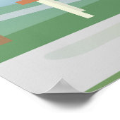 Paar uit lopend door een Poster van het Park (Hoek)