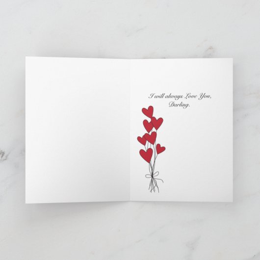 Paar Valentijn Kaart (Binnen)