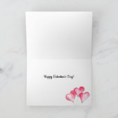 Paar Valentijn Roze Blauw Fietsballon Hart Liefde Feestdagen Kaart (Binnen)