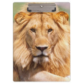 Paar van Afrikaanse Lion, Panthera leo, Tanzania Klembord (Voorkant)