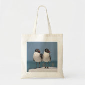 Paar van Black Headed Gulls Tote Bag (Voorkant)