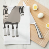 Paar van Cartoon Oryxes Kitchen Towel Theedoek (Quarter Fold)