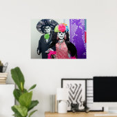 Paar van Catrinas Poster (Thuiskantoor)