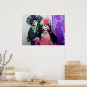 Paar van Catrinas Poster (Keuken)