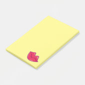 Paar van Cherry Red Lips Post-it® Notes (Schuin)