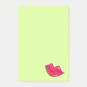 Paar van Cherry Red Lips Post-it® Notes