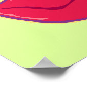 Paar van Cherry Red Lips Poster (Hoek)