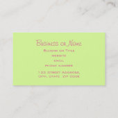 Paar van Cherry Red Lips Visitekaartje (Achterkant)