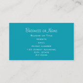 Paar van Cherry Red Lips Visitekaartje (Achterkant)