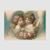 Paar van Cupids Tissuepapier (Voorkant)