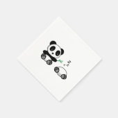 Paar van Cute Little Pandas Servet (Hoek)