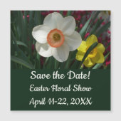 Paar van Daffodils Roze en Gele Lentbloemen (Voorkant)