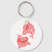 Paar van de Cartoon Sleutelhanger Merpigs (Voorkant)