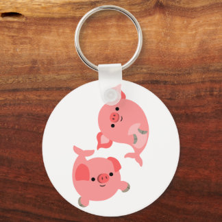 Paar van de Cartoon Sleutelhanger Merpigs