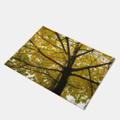 Paar van de Natuur van de herfst van de gele manne Deurmat (Schuin)