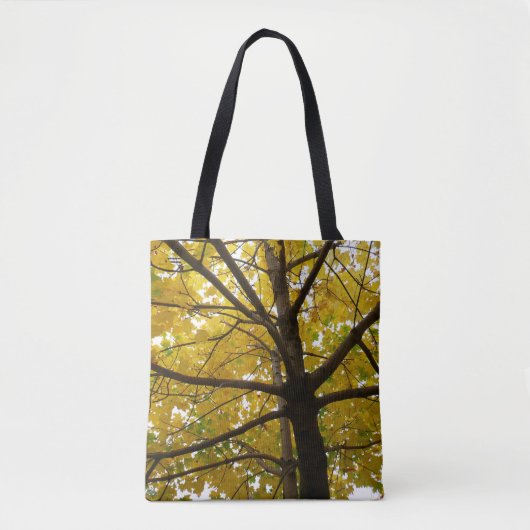 Paar van de Natuur van de herfst van de Gele Maple Tote Bag (Voorkant)