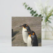 Paar van de uitnodiging van Penguins (Staand voorkant)