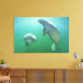 Paar van de vlindermaffiantijnen canvas afdruk (Insitu (Woonkamer))