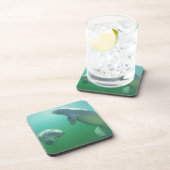 Paar van de vlindermaffiantijnen drankjes onderzetter (Rechterzijde)