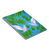 Paar van de witte duif notitieboek (Rechterzijde)