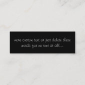 Paar van Dice Mini Visitekaartje (Achterkant)