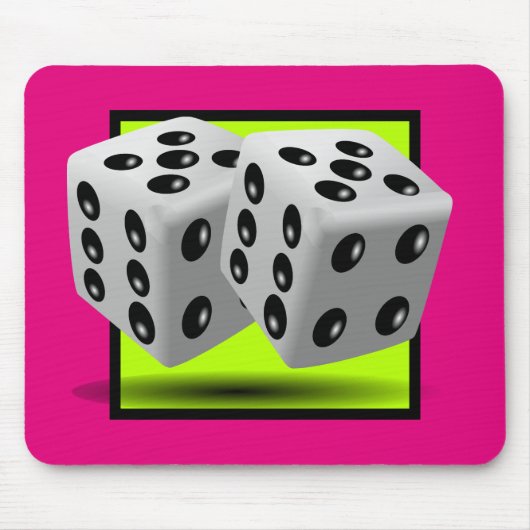 Paar van Dice Muismat (Voorkant)