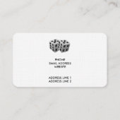 Paar van Dice Visitekaartje (Achterkant)